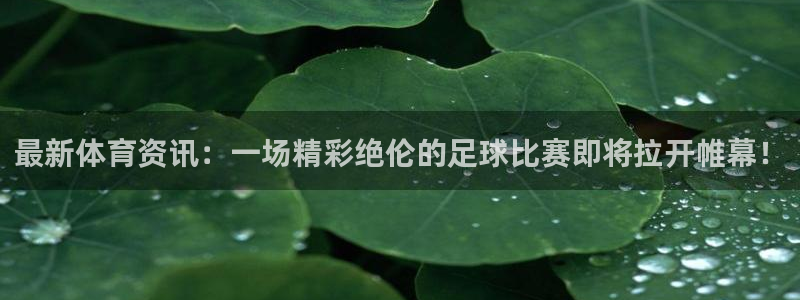 168全国统一开奖官网：最新体育资讯：一场精彩绝伦的足球比赛即将拉开帷幕！